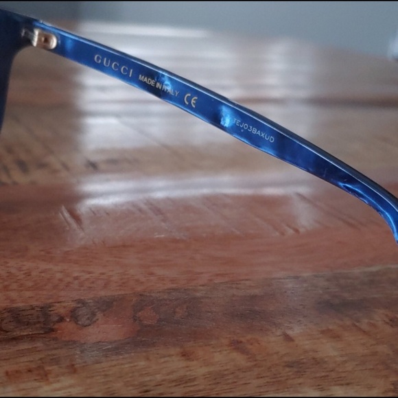 Blue Gucci Sunglasses